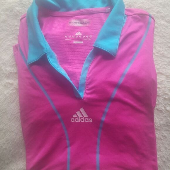 Women's Addias Barricade Tennis Polo Sz S - Picture 8 of 10